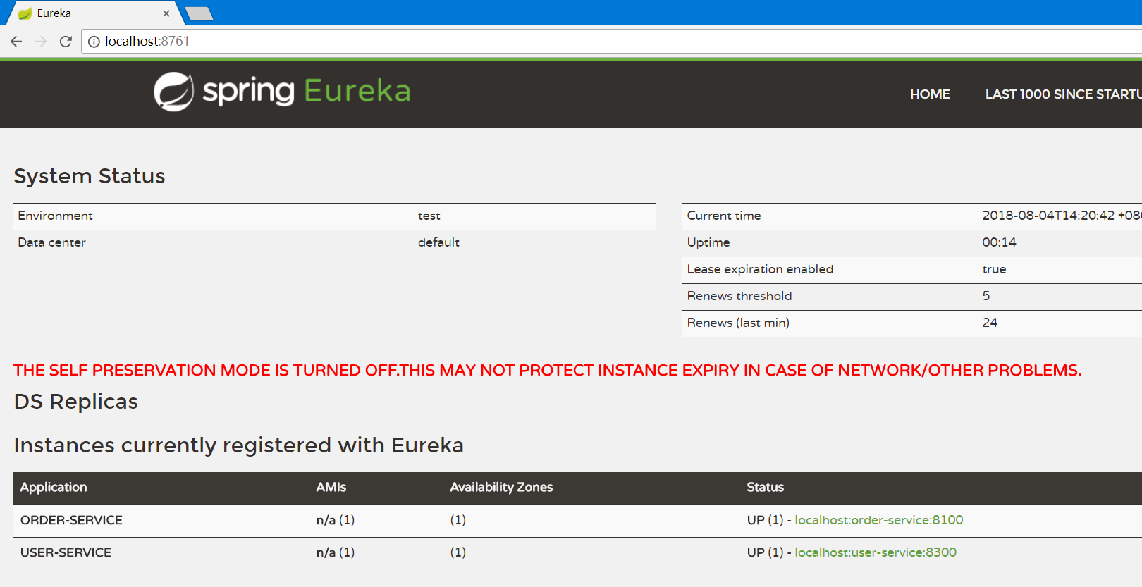 Eureka 优雅下线，上线