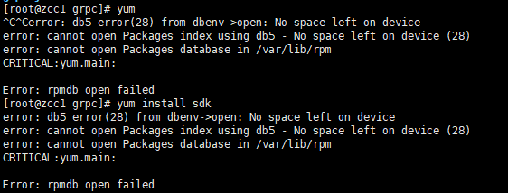 centos /dev/mapper/cl-root 100% 解决方法