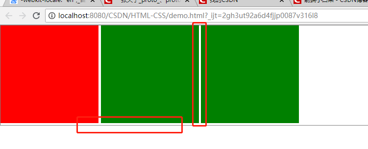 元素display:inline-block之后水平方向间隙、垂直方向间隙问题