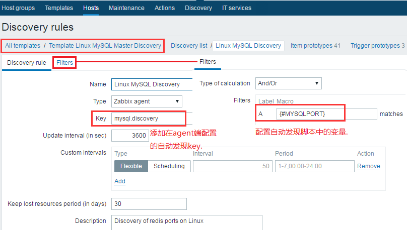 Zabbix自动监控MySQL多实例配置