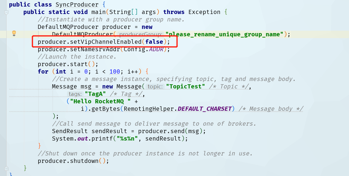 RocketMq踩坑实录(2)---connect to XXXX:10909 failed