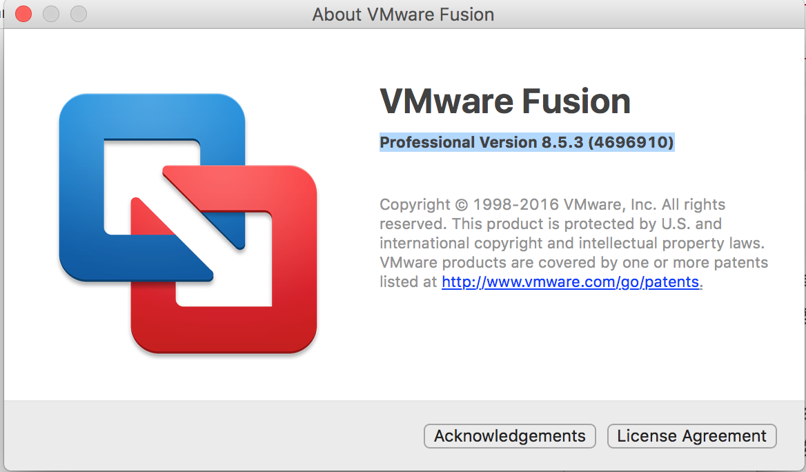 Mac电脑使用VMware Fusion 新建虚拟机