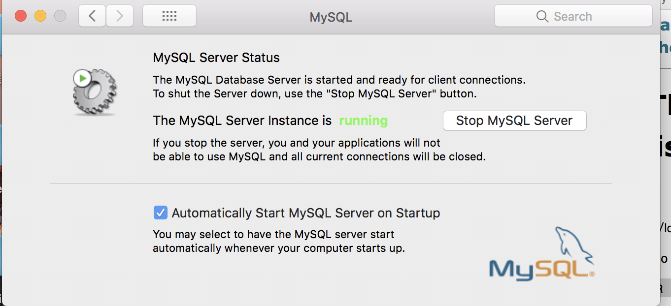 mac下打开mysql 出现:Warning:The /usr/local/mysql/data directory is not owned by the 'mysql' or '_mysql'问