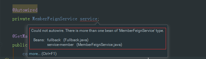 idea 解决 @Autowired spring Could not autowire...