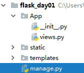 flask(二)初始化项目文件/配置路由