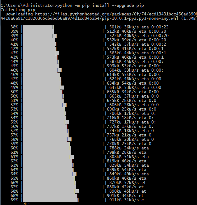 如何对pip进行升级并安装MySQL-python