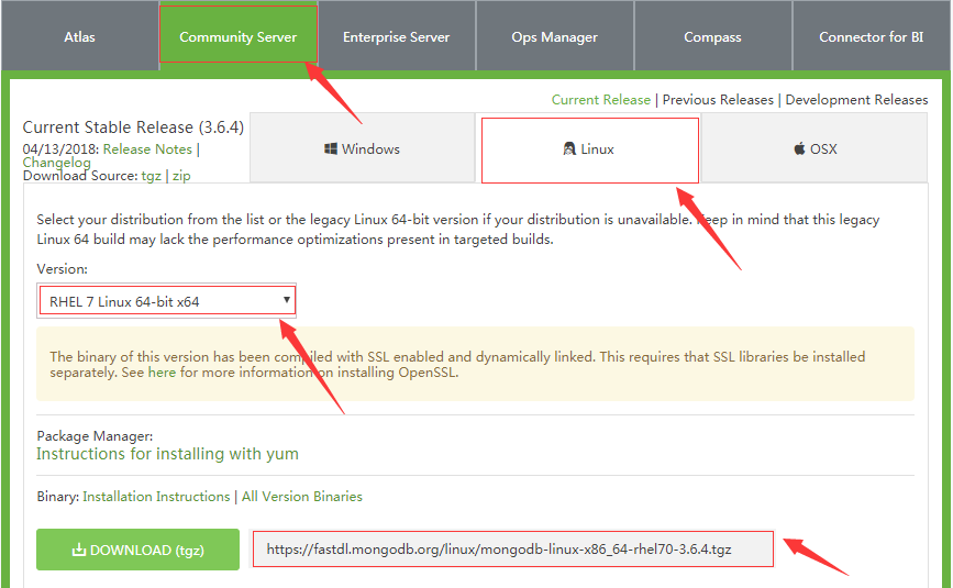 在linux和window上安装MongoDB | mongodb远程可视化工具