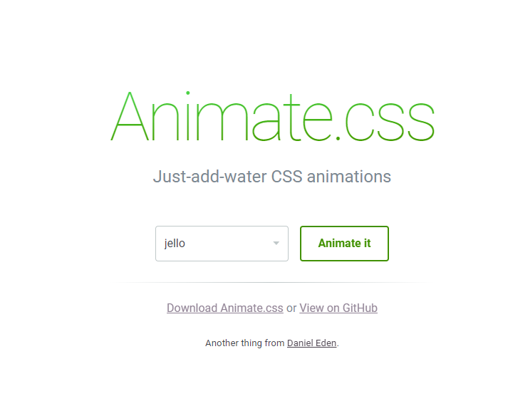 操作animate.css的一些小技巧