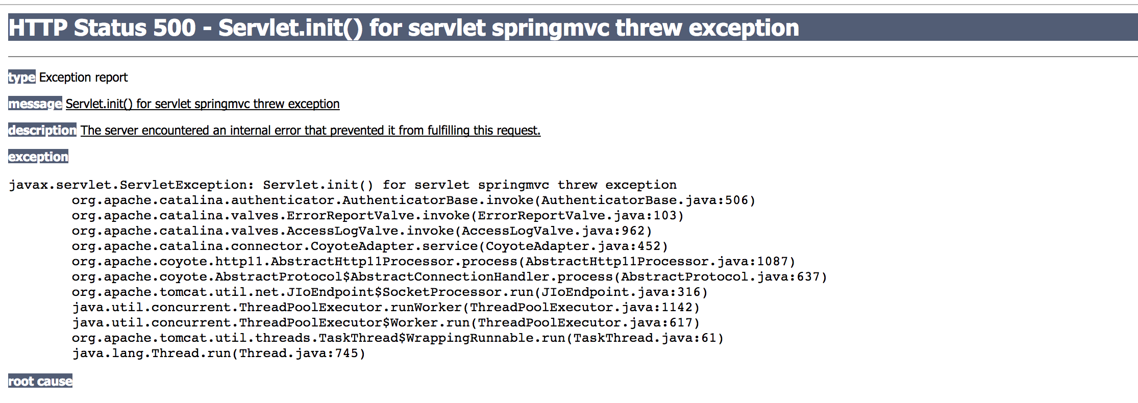 java.lang.IllegalArgumentException非法参数异常