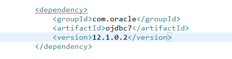 Missing artifact com.oracle:ojdbc7:jar:12.1.0.1. 配置maven.pom.xml，ojdbc.jar包出错