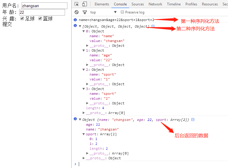 springMVC+AJAX+form序列化