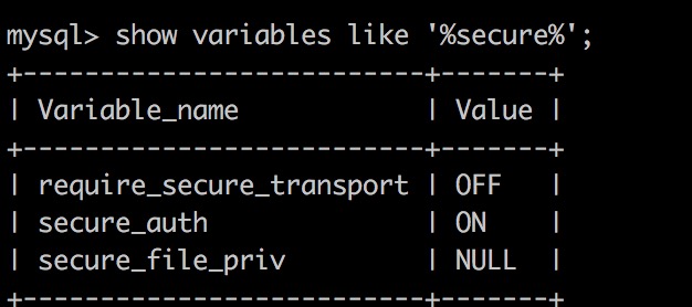 mysql导入数据 提示 The MySQL server is running with the --secure-file-priv