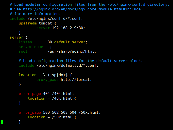 Centos7 nginx+tomcat实现动静分离