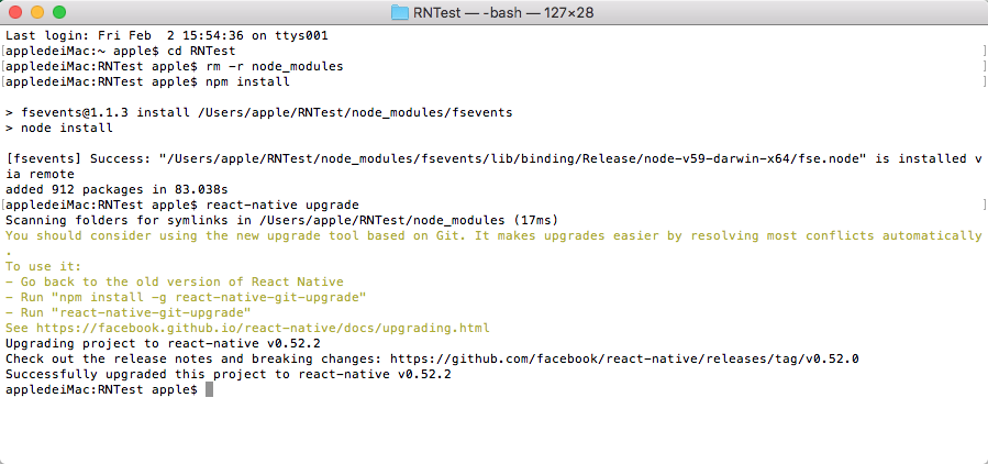 RN ios项目报错 'React/RCTBundleURLProvider.h' file not found