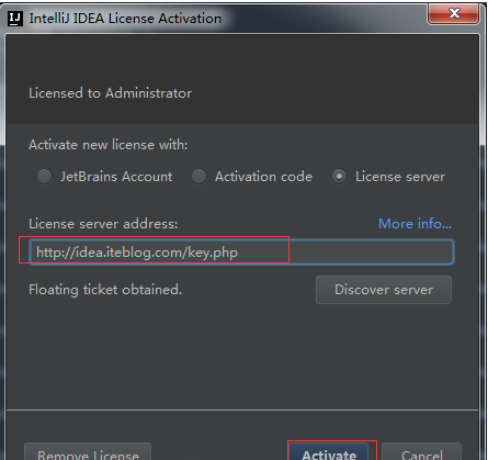 IDEA破解 2017 IDEA license server 激活（可用）