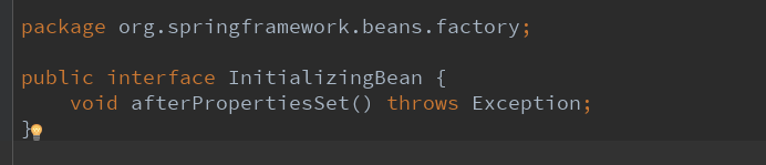 InitializingBean