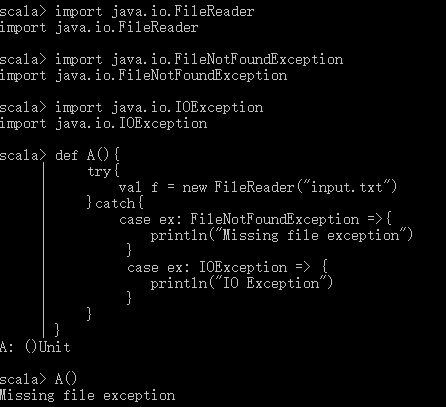 scala第十六讲：异常处理