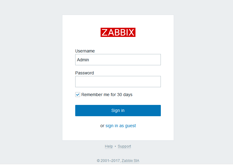 开源商业级服务器监控软件Zabbix 3.4.4部署方法