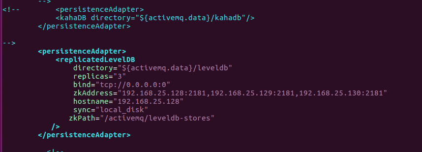 ActiveMQ+Zookeeper 集群配置实现高可用