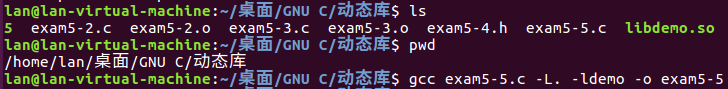 解决./exam5-5: error while loading shared libraries: libdemo.so: cannot open shared object file: