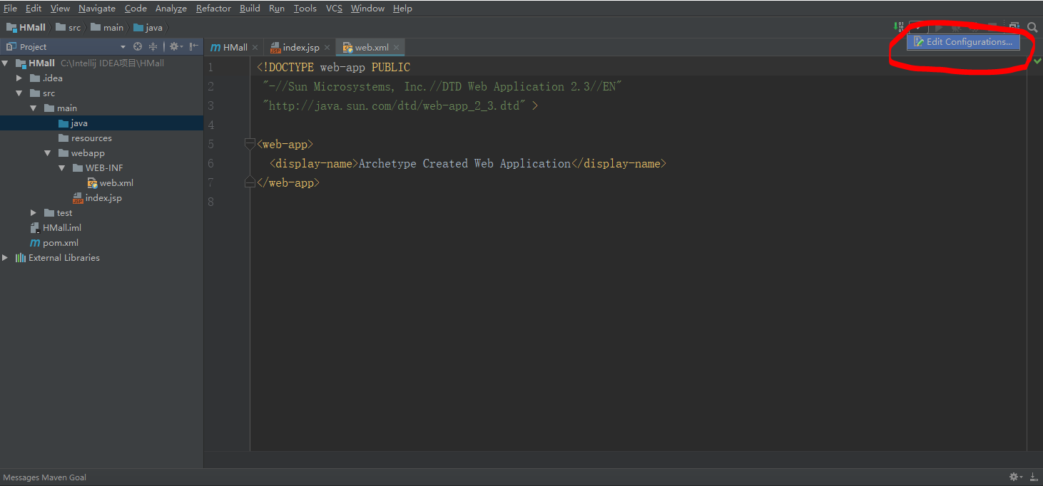 在IntelliJ IDEA中使用 Tomcat