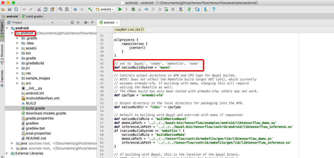 nativeBuildSystem