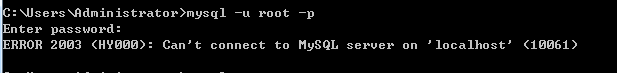 mysql 启动报错解决办法，以及常用命令