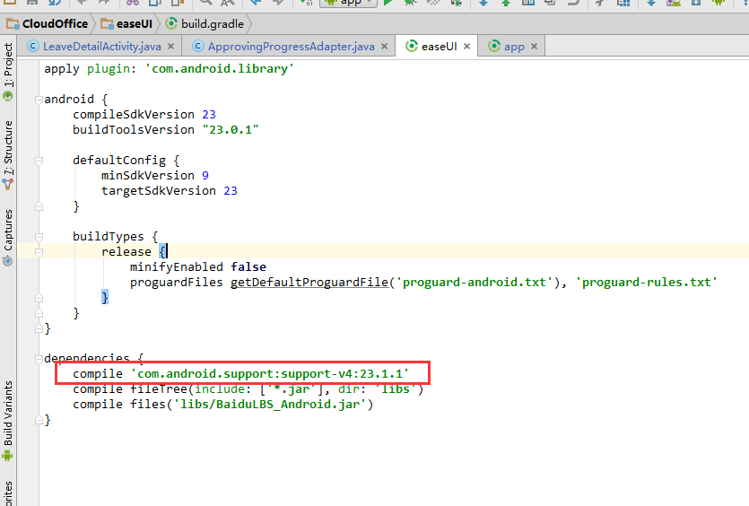 Error:Execution failed for task ':app:transformClassesWithDexForDebug'解决记录
