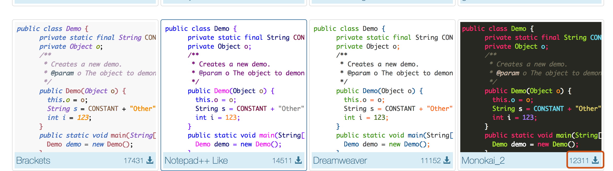 intellij idea 配置sublime主题