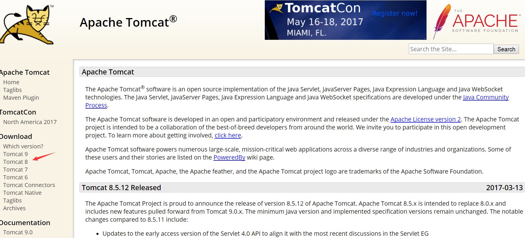 tomcat下载与安装