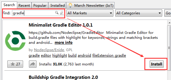 Gradle(二)Eclipse安装gradle插件