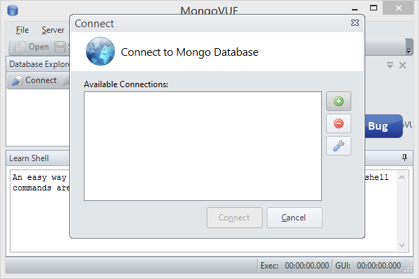 MongoDB数据库可视化软件MongoVUE的安装使用