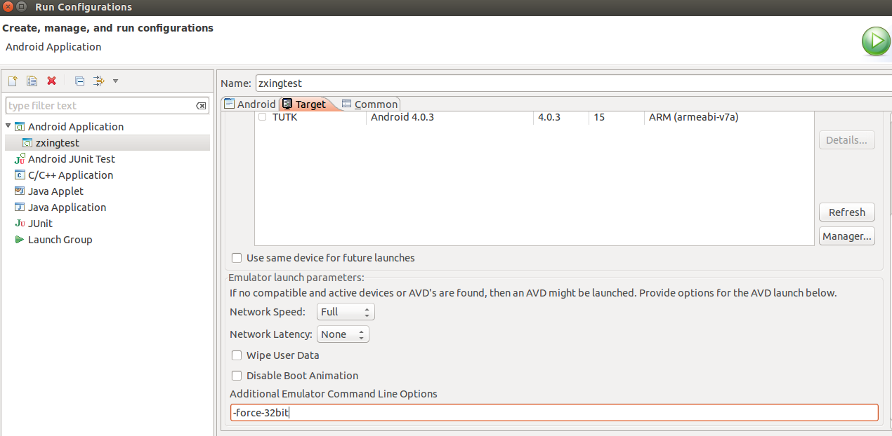 ERROR: 32-bit Linux Android emulator binaries are DEPRECATED解决方法