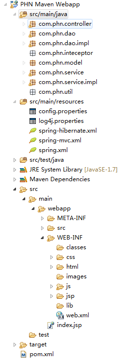 搭建SpringMVC+Hibernate4+Spring3+Ajax+Maven项目