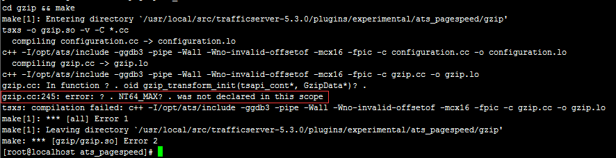 在ATS 5.3.0上测试网页加速插件ats_pagespeed