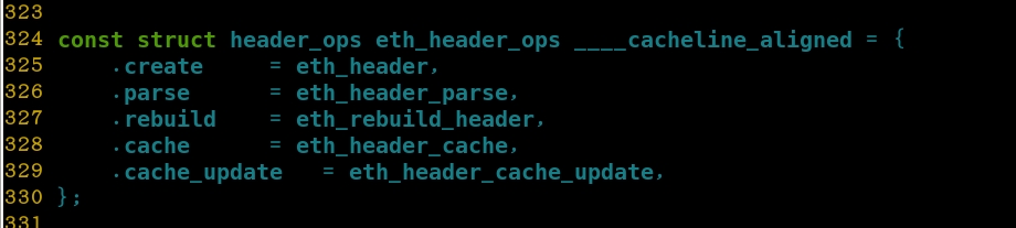 struct ethhdr结构体详解