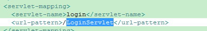 关于servlet的 url-pattern 配置