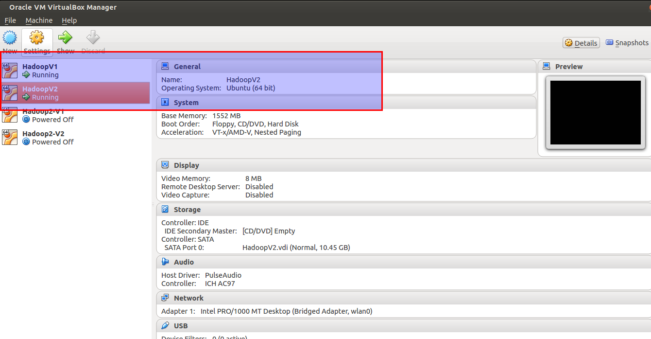 Hadoop 1.x测试环境搭建