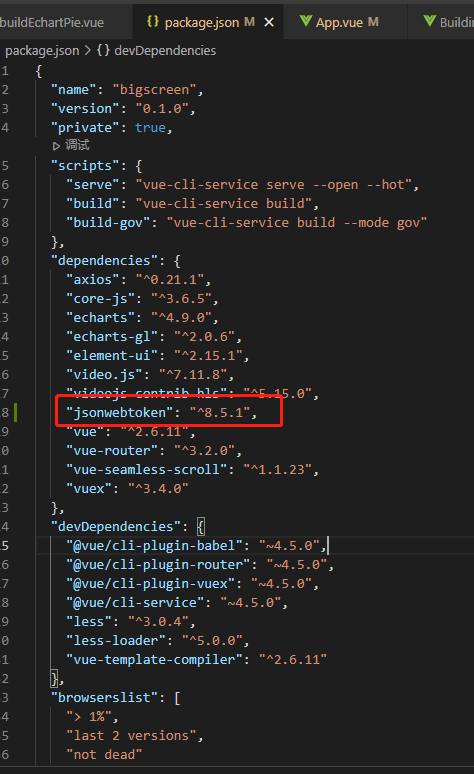 vue 中使用jwt 生成token