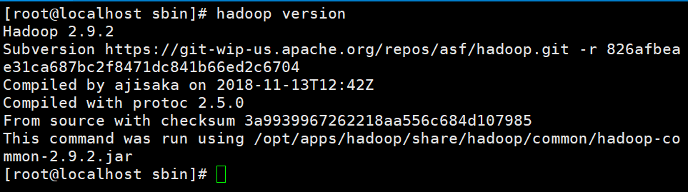 Hadoop 单机安装