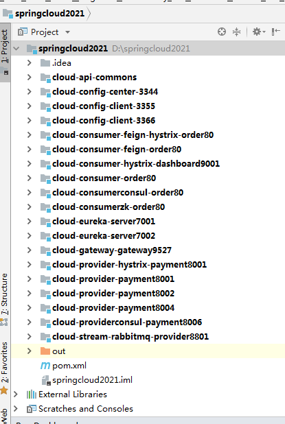 SpringCloud H版系列1＜PaymentMain8001和OrderMain80＞