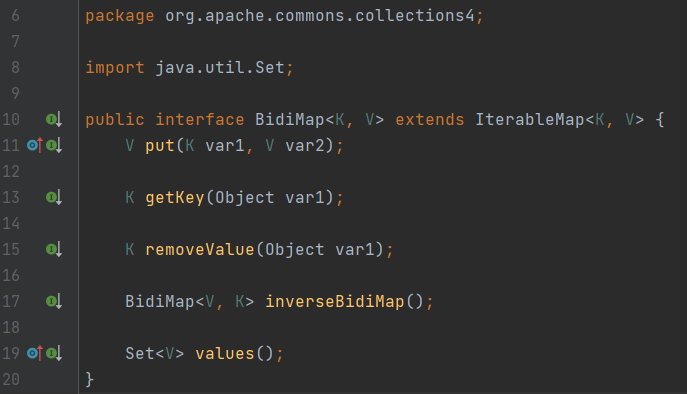 【Java用法】BidiMap详细用法