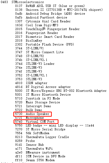 STM32 USB AUDIO 基础篇②——USB的VID和PID