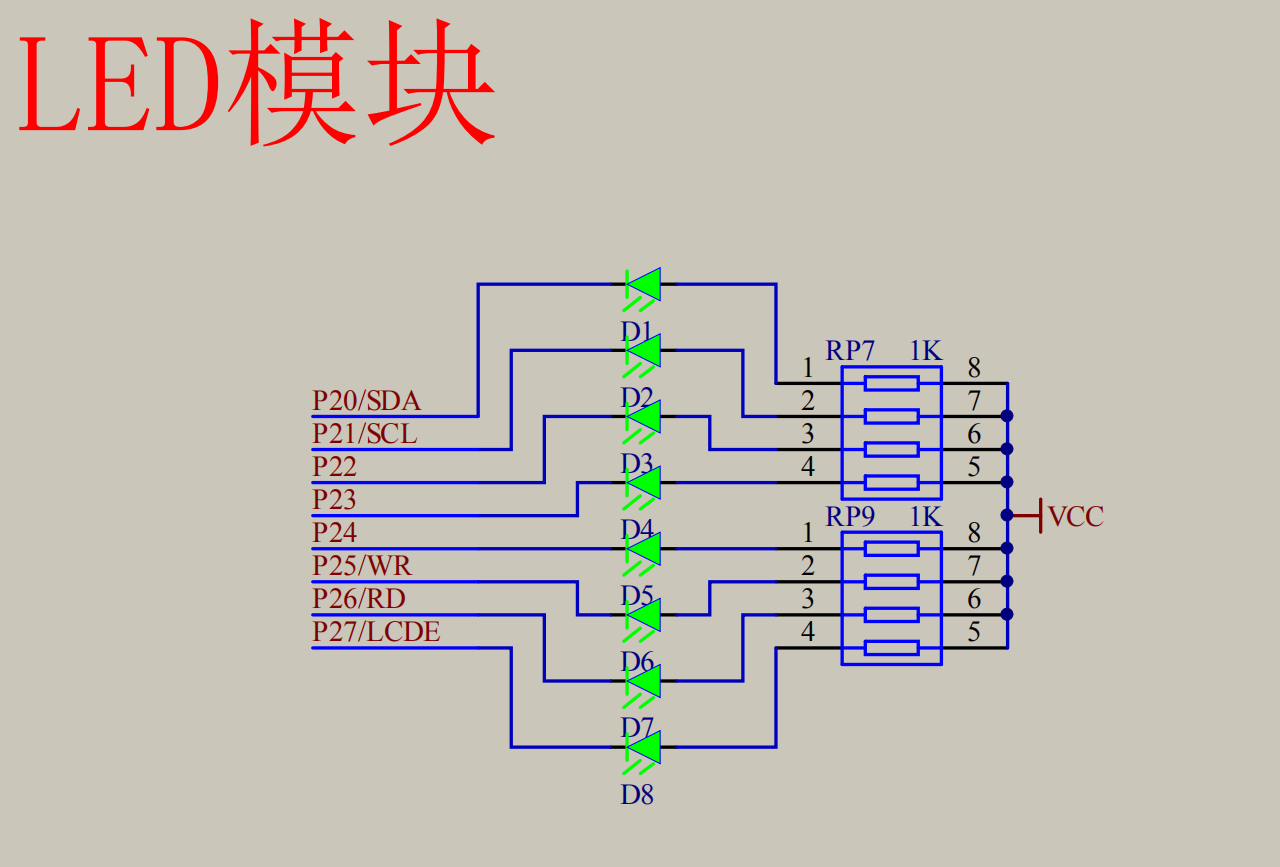 51单片机点亮LED