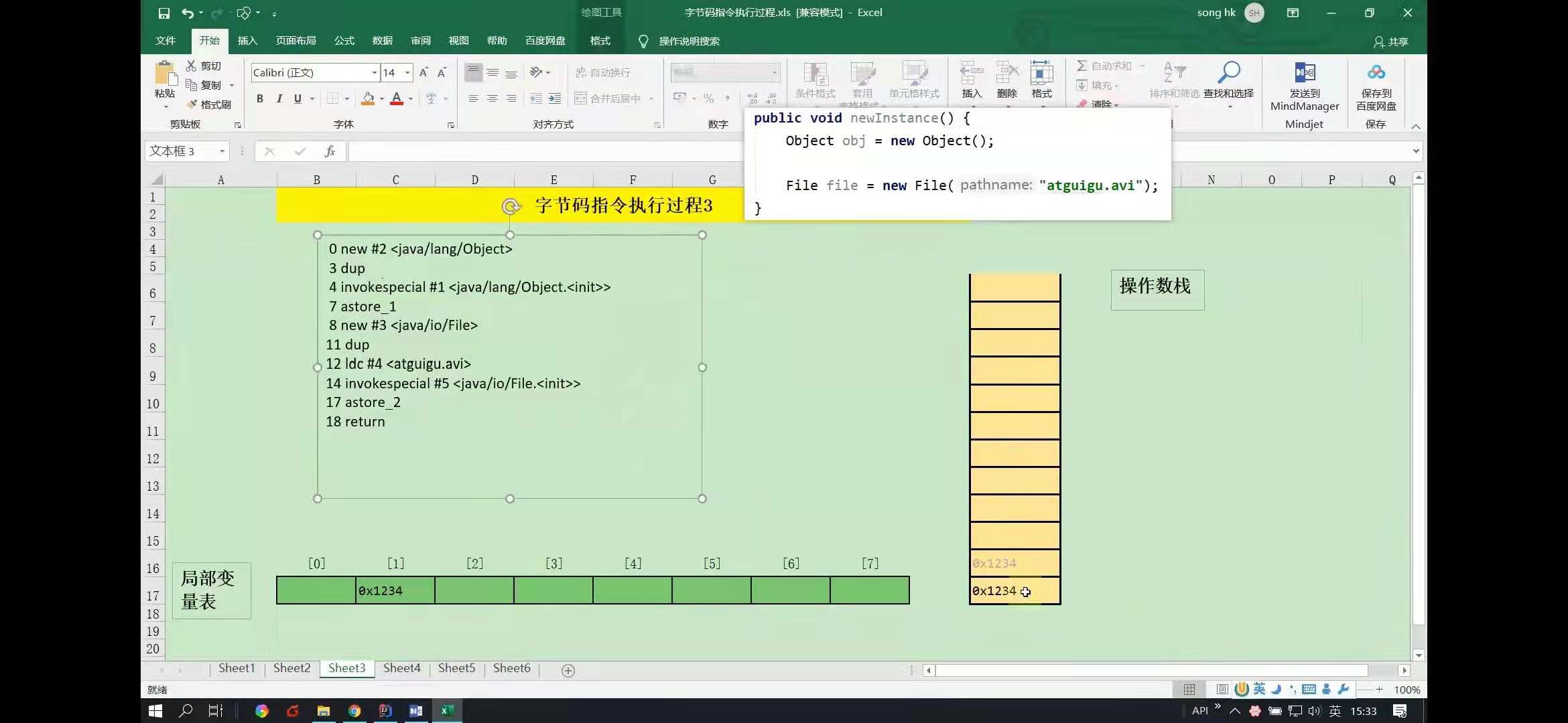 new 构造器()对应的字节码