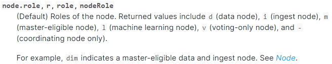 elasticsearch 7.6 node.role