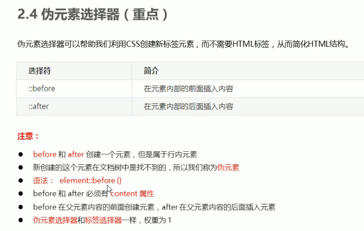 伪元素选择器8.15