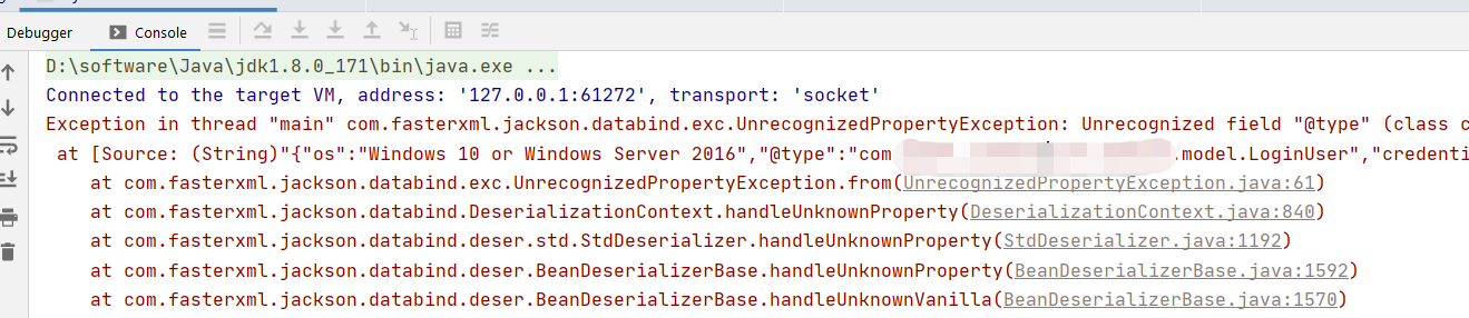 UnrecognizedPropertyException: Unrecognized field “@type“ not marked as ignorable