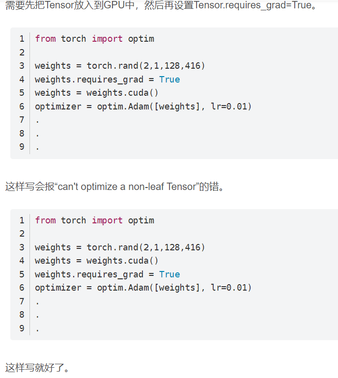 两个pytorch小bug