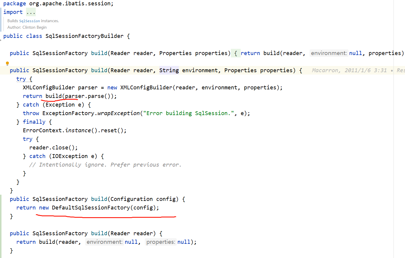 SqlSessionFactoryBuilder